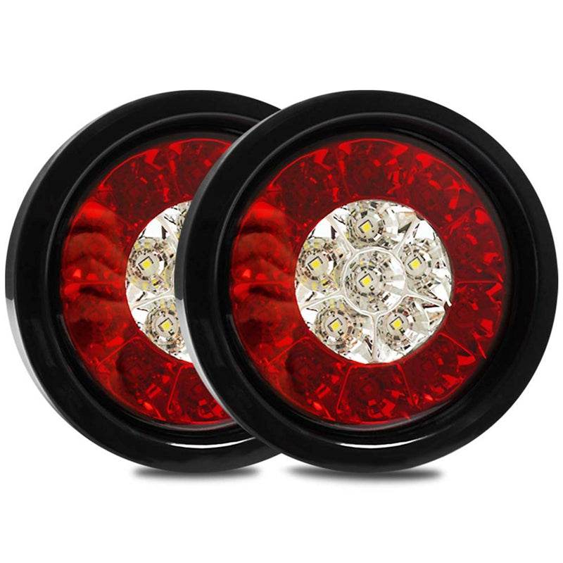 2x Two-color Led Lights Ring Truck