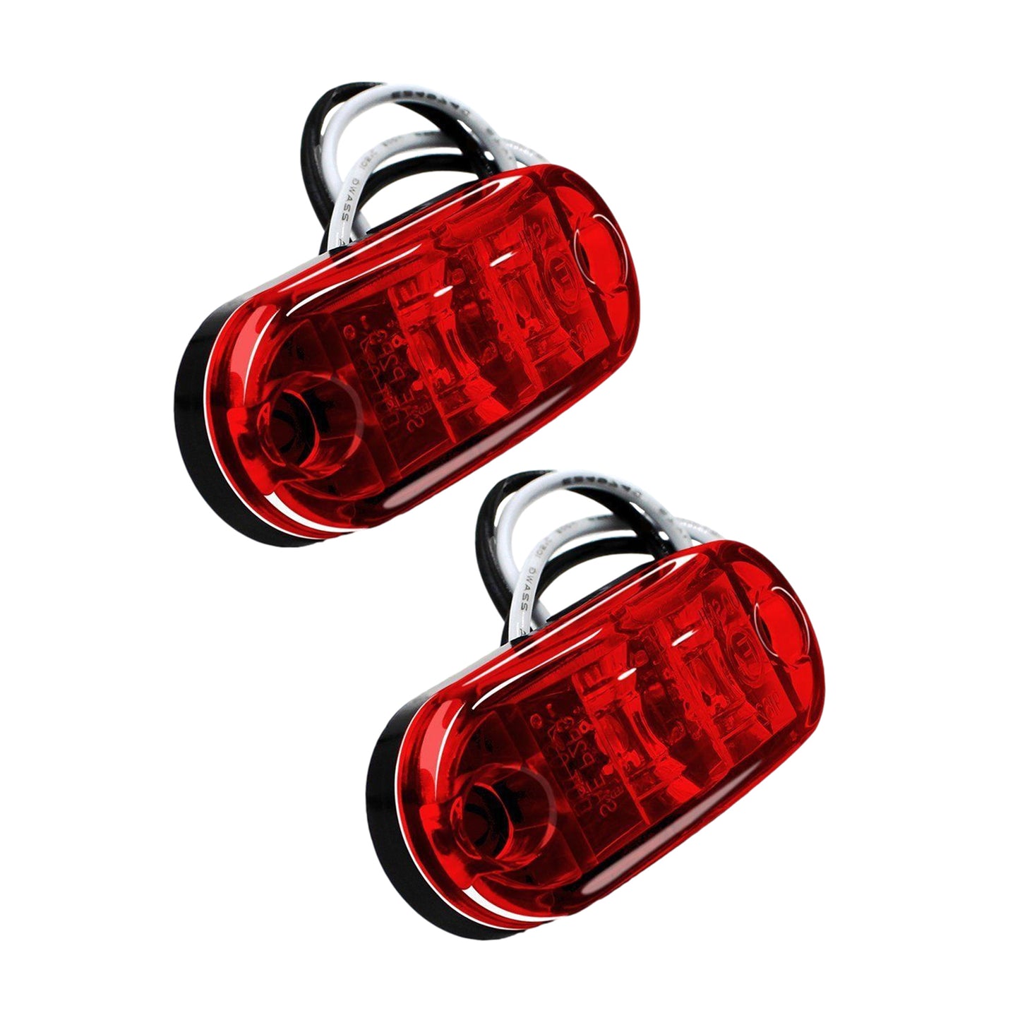 Wide Voltage 2LED Piranha Side Truck Side Indicator