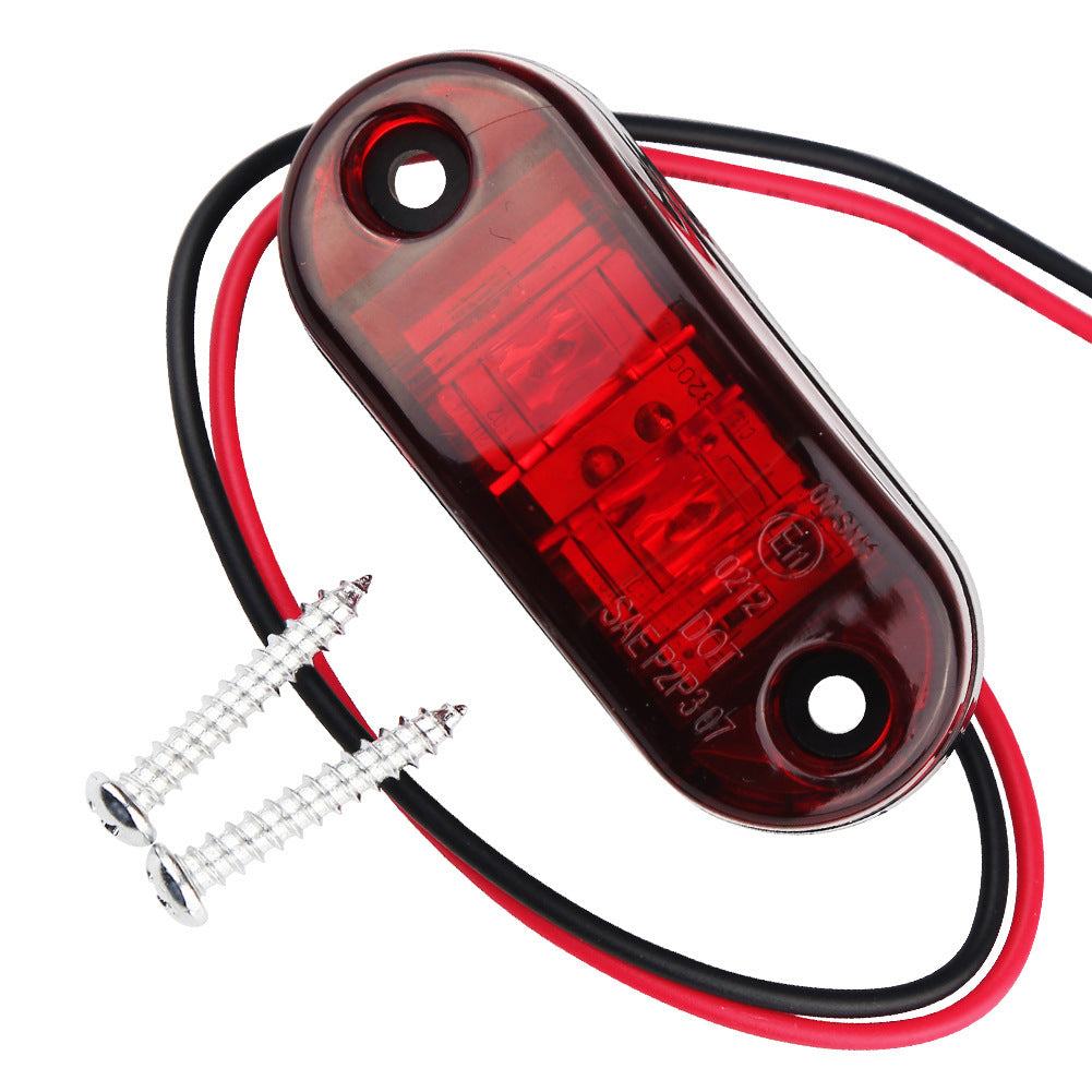 Wide Voltage 2LED Piranha Side Truck Side Indicator