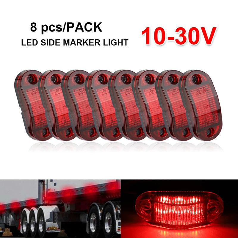 Wide Voltage 2LED Piranha Side Truck Side Indicator