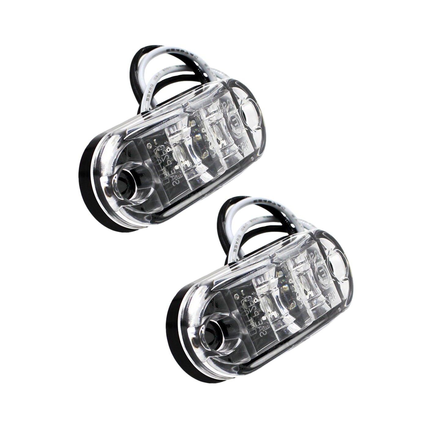 Wide Voltage 2LED Piranha Side Truck Side Indicator